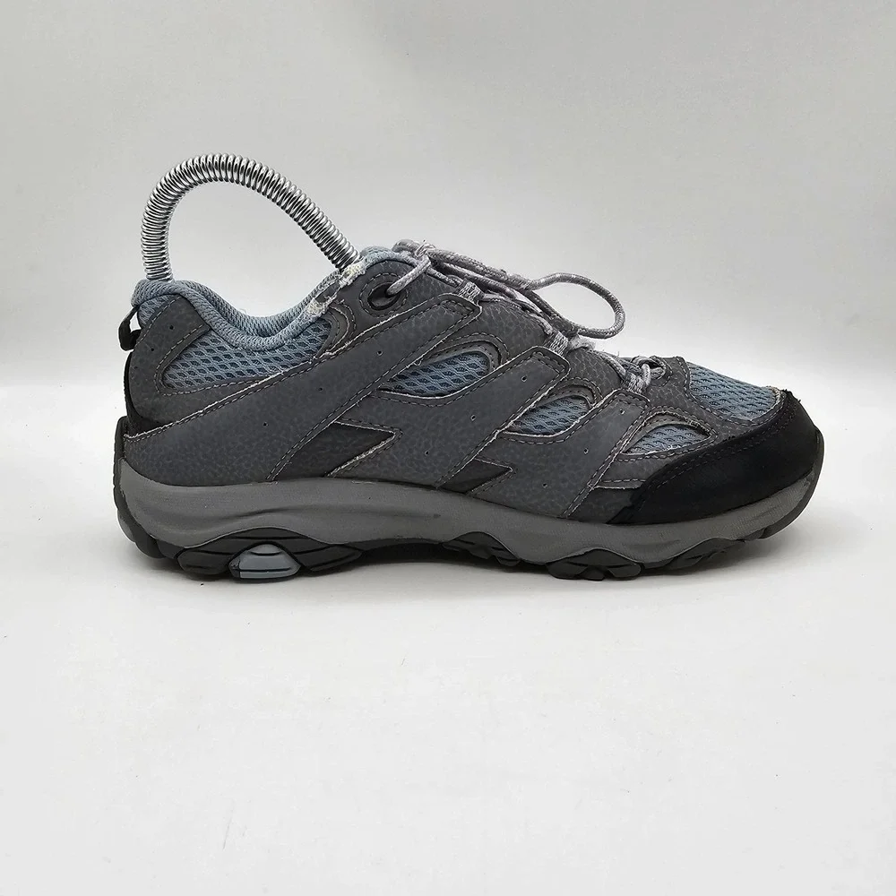 Merrell Waterproof Shoes Womens Size‎ 5 Gray Blue Athletic Hiking Trail Comfort